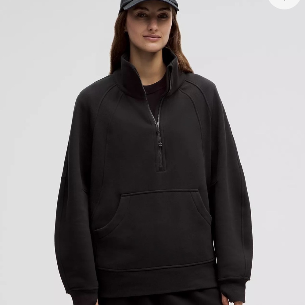 Lululemon Scuba Oversized Funnel-Neck Half Zip